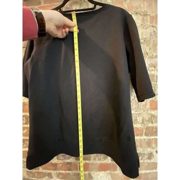 Authentic IOWA HAWKEYES Black Evelyn 3/4 Sleeve with Hawkeye Embroidered Emblem - Picture 9 of 13